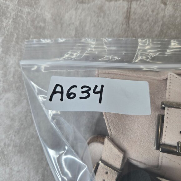 Free People Platform Boots Sz 8 Off White Y2k Retro Chunky Wedge Festival Bootie - Picture 13 of 13